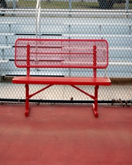 UltraPlay Thermoplastic Bench with Back