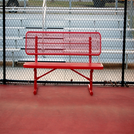 UltraPlay Thermoplastic Bench with Back